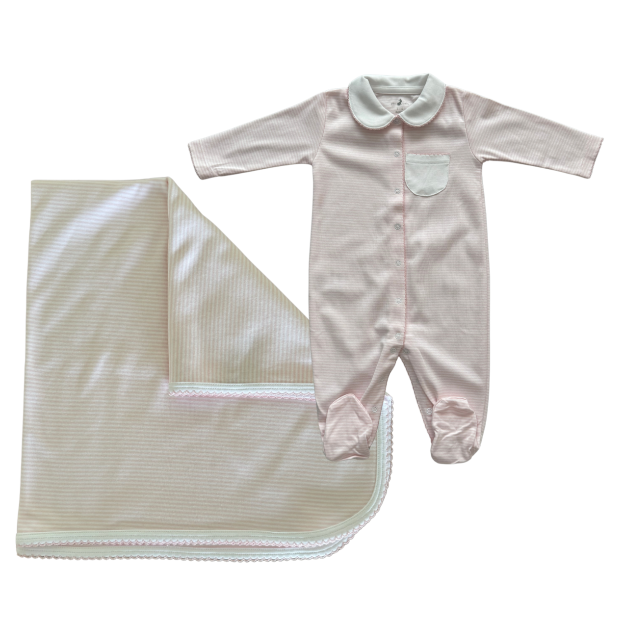 Sleep time gift set pink stripes